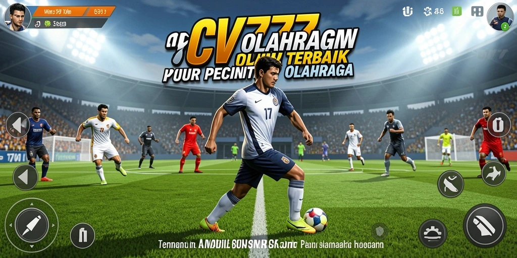 Tampilan gameplay menarik dalam CV777 saat bermain olahraga.