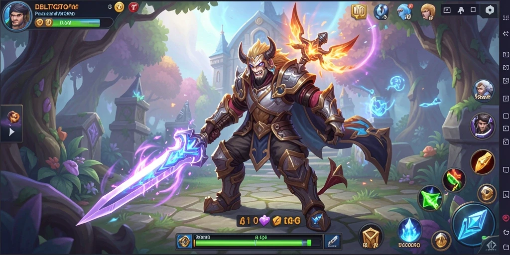Screenshot menampilkan aksi seru dalam dunia MMORPG DBLTOTO.