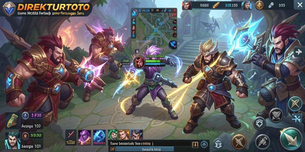 Tampilan gameplay seru dan mendebarkan dari DIREKTURTOTO.