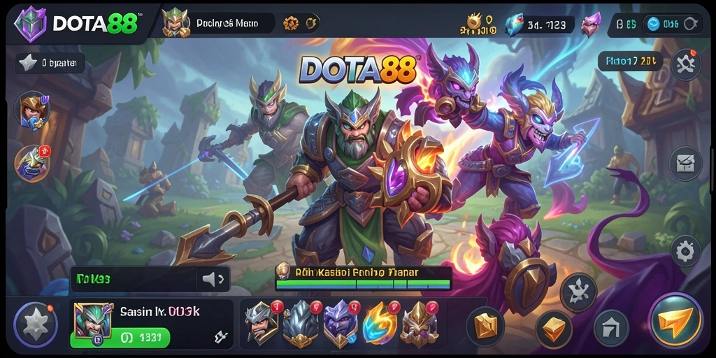 Tangkapan layar gameplay DOTA88 dengan suasana Kasino yang menarik.