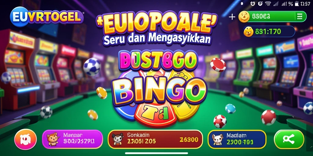 Tampilkan gameplay seru dari EUROTOGEL Bingo.