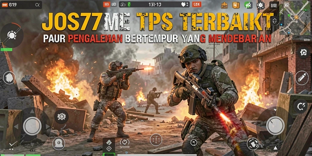 Screenshot gameplay JOS77 yang menampilkan aksi tembak-menembak yang mendebarkan.