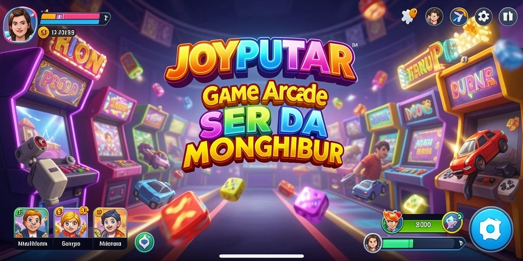 Screenshot gameplay JOYPUTAR menampilkan aksi seru dalam game Arcade.