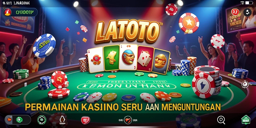 Tampilan gameplay menegangkan di LATOTO dengan grafik menawan.