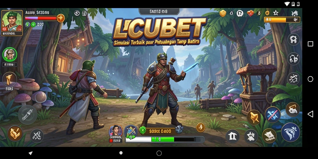 Tampilan gameplay interaktif LUCUBET yang menakjubkan.