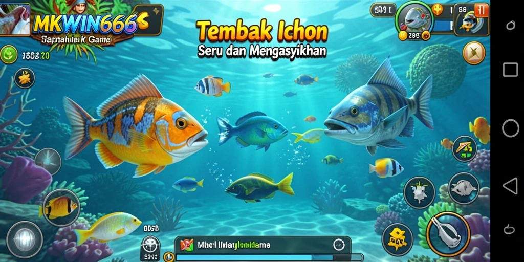 Gameplay seru Tembak Ikan di MKWIN666.