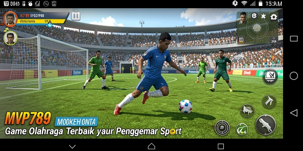 Screenshot gameplay <strong>MVP789</strong> menampilkan aksi seru dalam pertandingan olahraga.