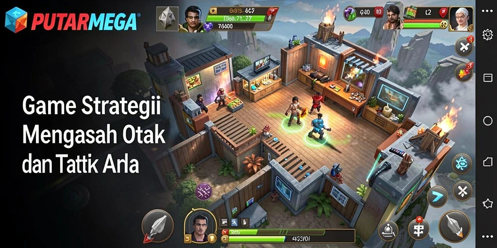 Gameplay seru dan strategi mendalam dalam PUTARMEGA.