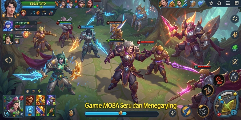Screenshot gameplay TEGALTOTO yang menunjukkan aksi seru dalam pertarungan.