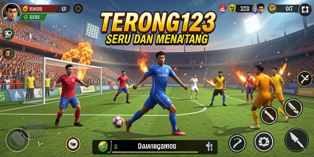 Tampilan menarik dari gameplay olahraga di TERONG123.