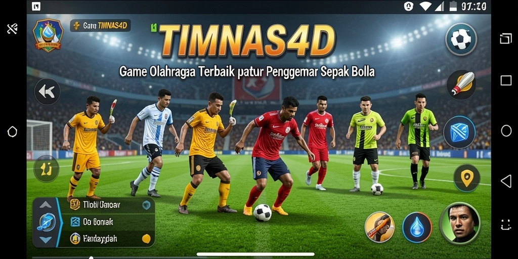 Tampilan gameplay mendebarkan dalam TIMNAS4D yang mengasyikkan.