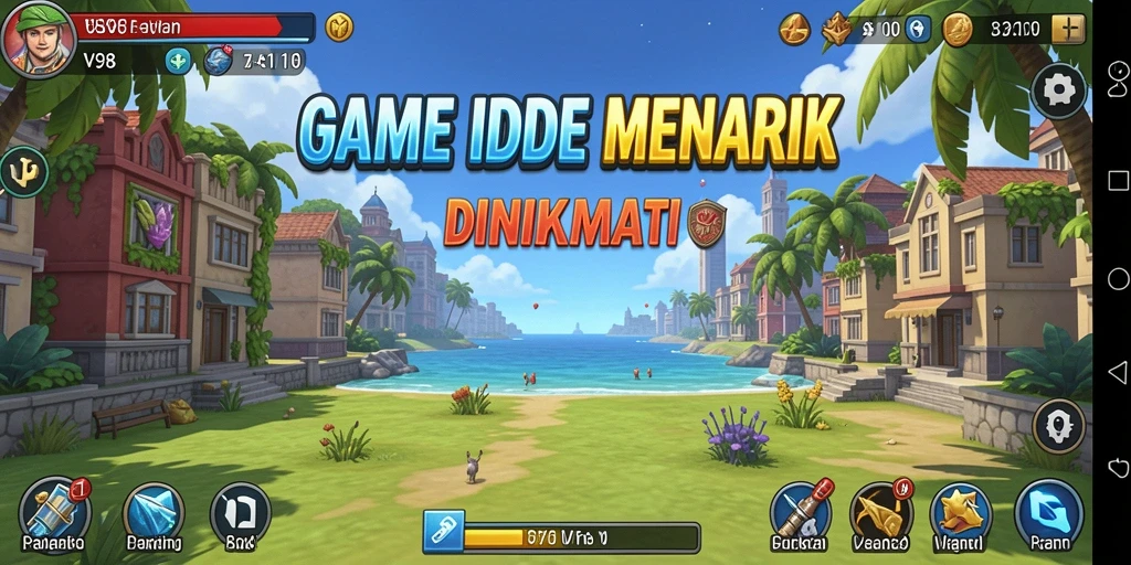 Tampilan gameplay V98 yang seru dan mengasyikkan.