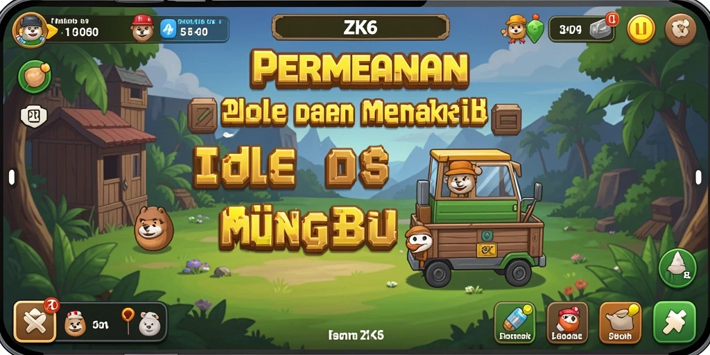 Tampilan gameplay ZK6 yang menarik dan penuh warna.